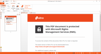 Screenshot of the application Nitro PDF Reader - #2