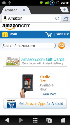 Screenshot of the application Ninesky browser - #4