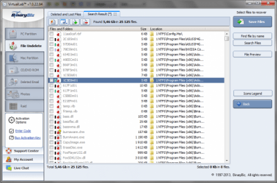 Screenshot of the application VirtualLab - #3