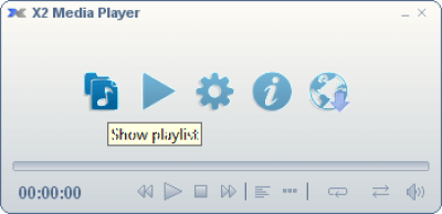 Screenshot of the application X2 Media Player - #1