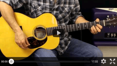 Screenshot of the application Guitar lessons - #4