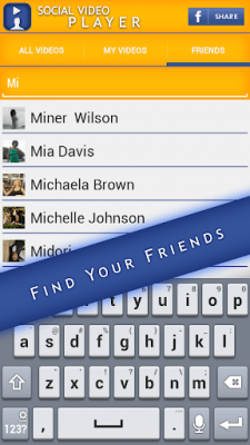Screenshot of the application FB Video Player - #5