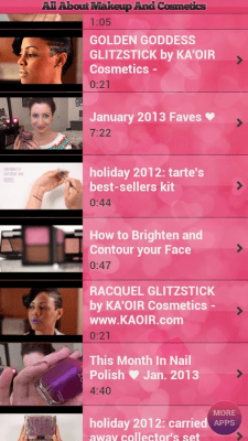 Screenshot of the application Makeup and cosmetics - #2