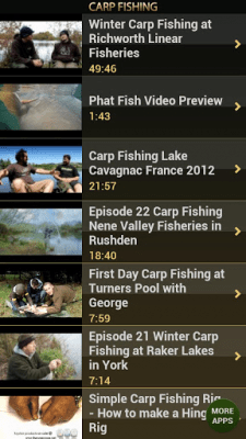 Screenshot of the application Carp Fishing - #4