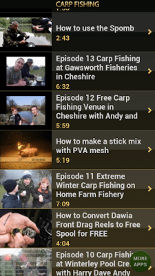 Screenshot of the application Carp Fishing - #6