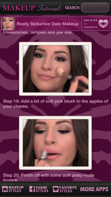 Screenshot of the application Beauty Makeup Tutorials - #3