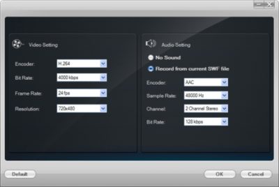Screenshot of the application SWF Video Converter - #2