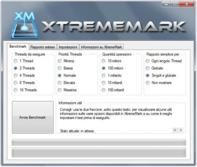 Screenshot of the application XtremeMark - #1