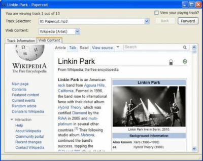 Screenshot of the application M-Player - #4