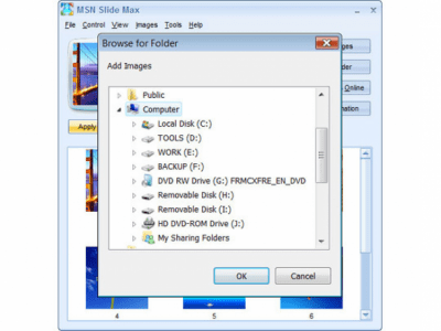Screenshot of the application MSN Slide Max - #3
