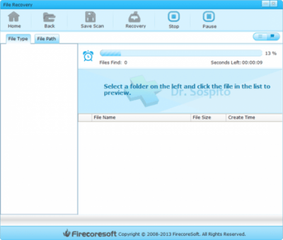 Screenshot of the application Dr. Sospito - #3