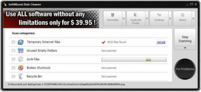 Screenshot of the application PC Win Booster Free - #1