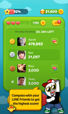 Screenshot of the application LINE JELLY - #3