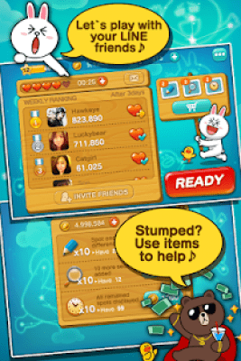 Screenshot of the application LINE HIDDEN CATCH - #3