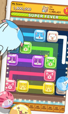 Screenshot of the application LINE PongPongPong - #6