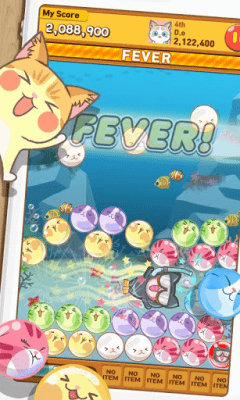 Screenshot of the application LINE PongPongPong - #10