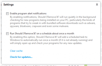 Screenshot of the application Should I Remove It - #3