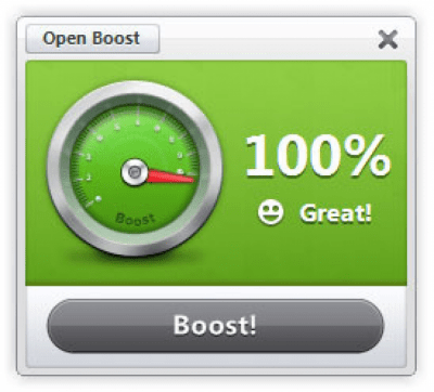 Screenshot of the application Boost - #4