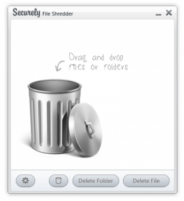 Screenshot of the application Securely File Shredder - #1