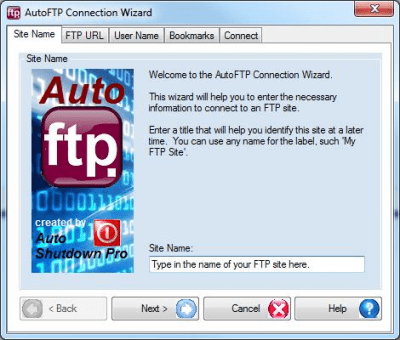 Screenshot of the application AutoFTP - #3