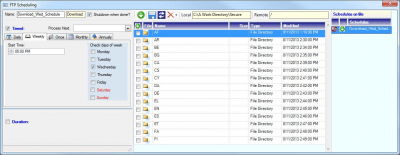Screenshot of the application AutoFTP - #5