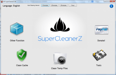 Screenshot of the application SuperCleanerz - #1