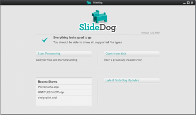 Screenshot of the application SlideDog - #1