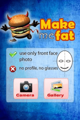 Screenshot of the application Make me Fat! Fat Booth - #2