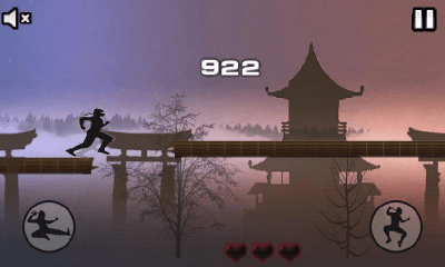 Screenshot of the application Ninja: Running game - #2