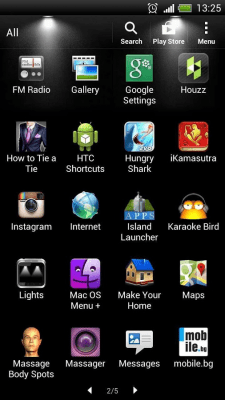 Screenshot of the application Phone Lights - #1