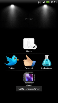 Screenshot of the application Phone Lights - #2