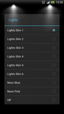 Screenshot of the application Phone Lights - #3