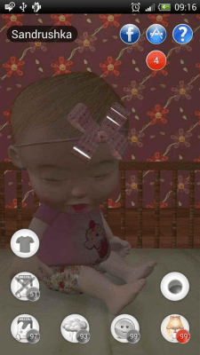 Screenshot of the application Lady Baby (Tamagotchi) - #2