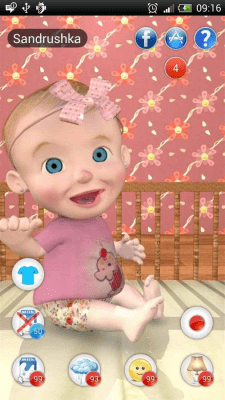 Screenshot of the application Lady Baby (Tamagotchi) - #3