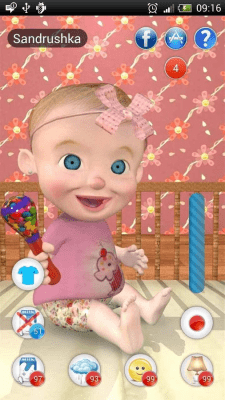 Screenshot of the application Lady Baby (Tamagotchi) - #4
