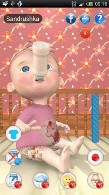 Screenshot of the application Lady Baby (Tamagotchi) - #5