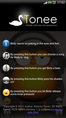 Screenshot of the application Karaoke Bird - #8