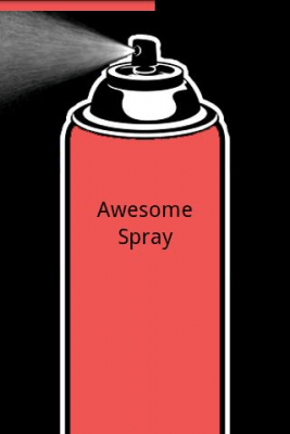 Screenshot of the application Spray Paint Can - #1