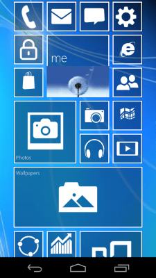 Screenshot of the application Fake Windows Phone 8 - #1