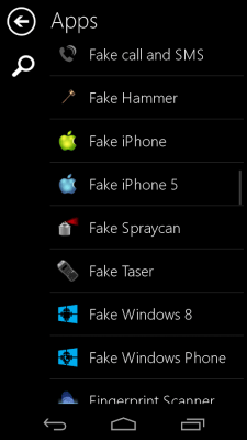Screenshot of the application Fake Windows Phone 8 - #3