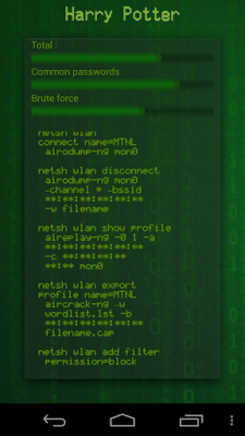 Screenshot of the application Fake wifi password hacker - #2