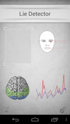 Screenshot of the application Fake lie detector - #1