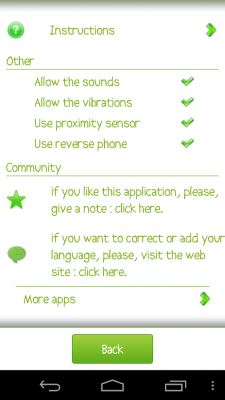 Screenshot of the application Fake lie detector - #5