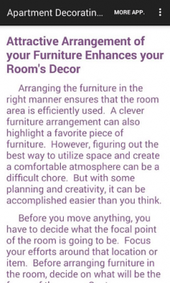 Screenshot of the application Apartment Decorating Ideas - #10