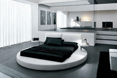 Screenshot of the application Black & White Bedroom Ideas - #3