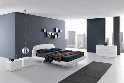Screenshot of the application Black & White Bedroom Ideas - #7