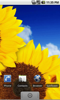 Screenshot of the application Sunflower Wallpapers - #2