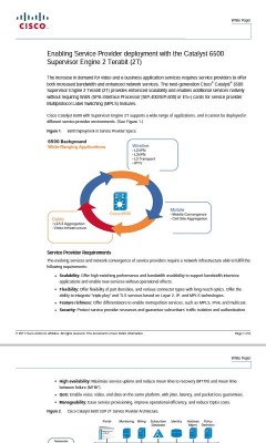 Screenshot of the application Cisco Catalyst 6500 - #4