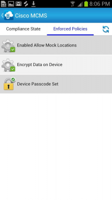 Screenshot of the application Cisco MCMS Agent - #3