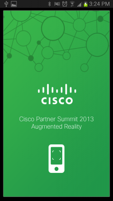 Screenshot of the application Cisco Partner Summit 2013 AR - #1